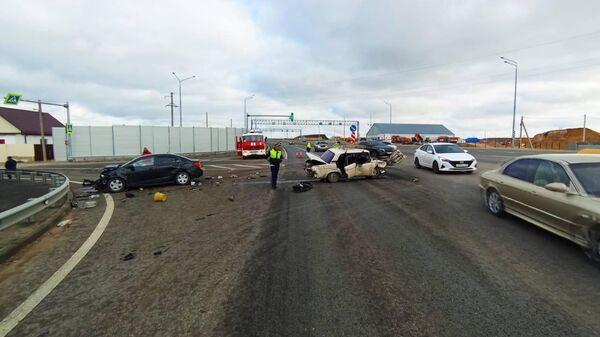 В ДТП на трассе Таврида под Феодосией пострадали ребенок и пенсионер