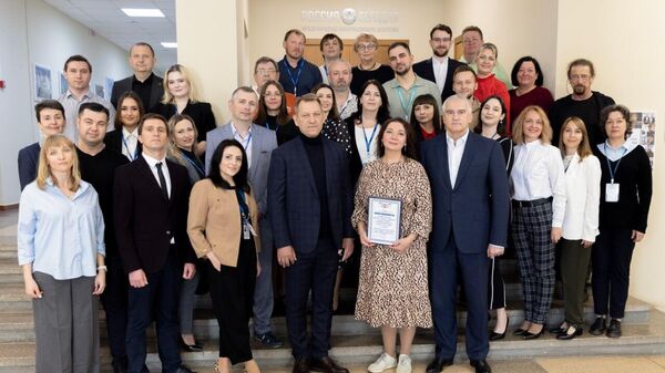 Глава Крыма Сергей Аксенов поздравил региональное подразделение Международной медиагруппы в г. Симферополь с 10-летием