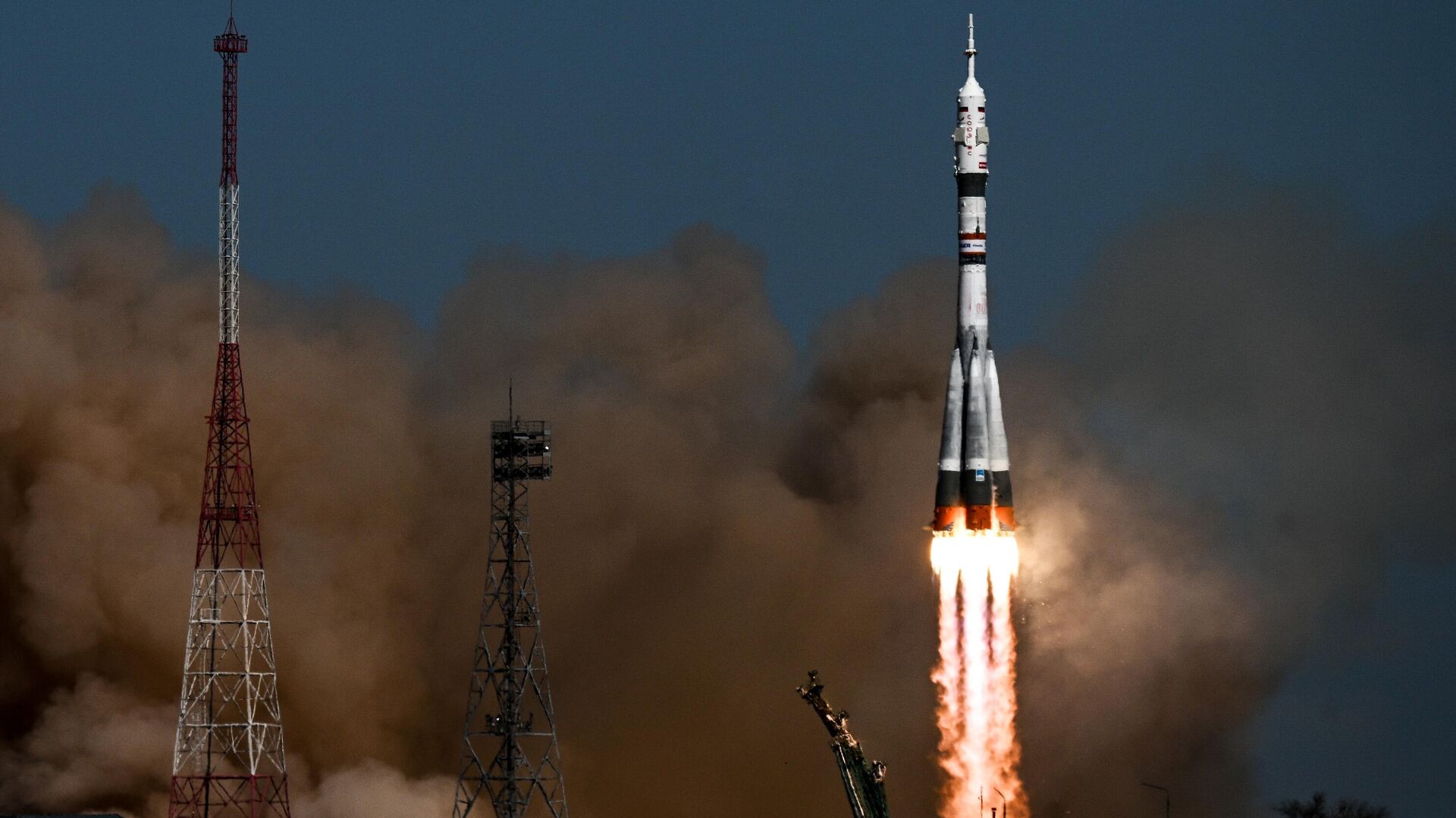 Запуск РН Союз-2.1а с кораблем Союз МС-27 с космодрома Байконур - РИА Новости, 1920, 08.04.2025
