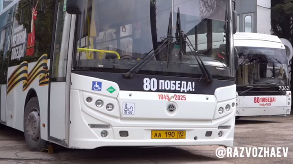 В Севастополе украсят автобусы ко Дню Великой Победы