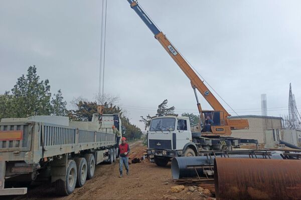 Строительство магистрального водовода в Евпатории Строительство магистрального водовода в Евпатории