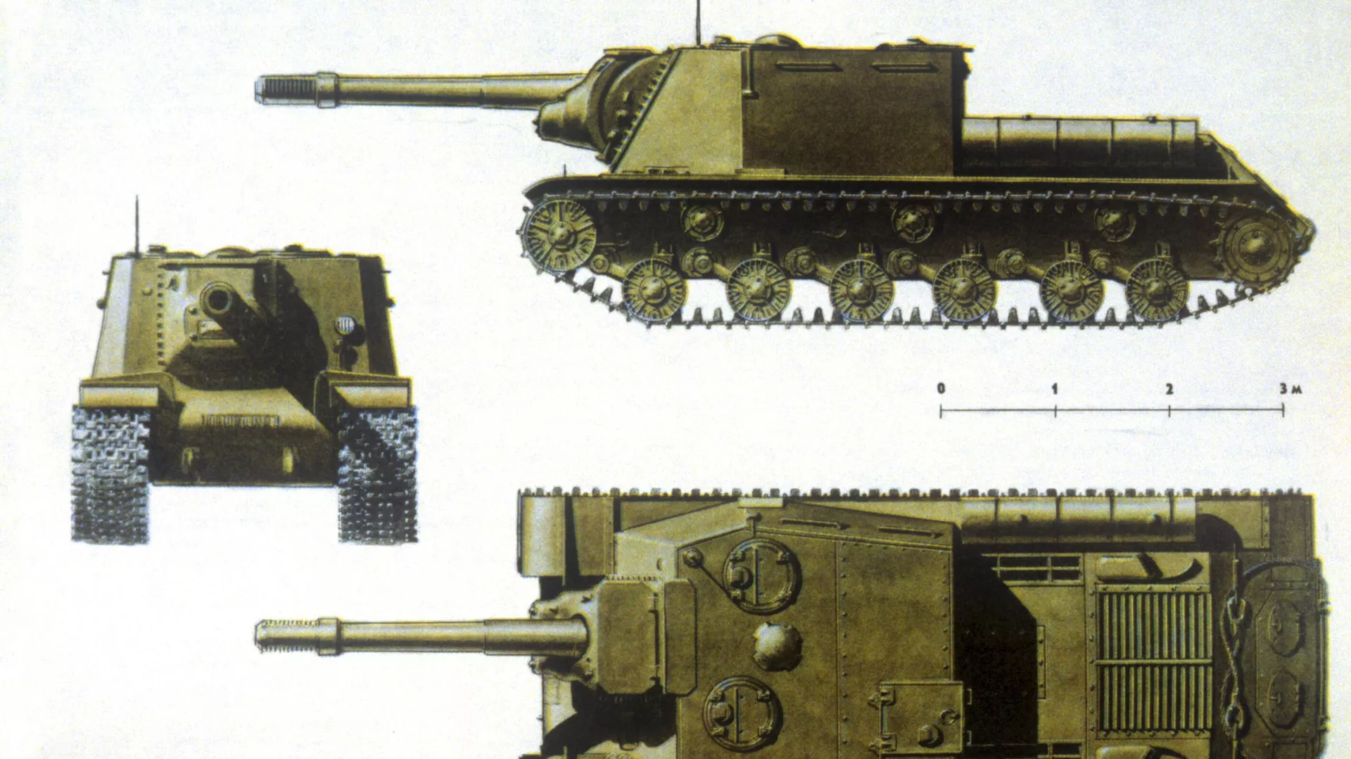 Тяжелая самоходная установка ИСУ-152 - РИА Новости, 1920, 09.04.2025