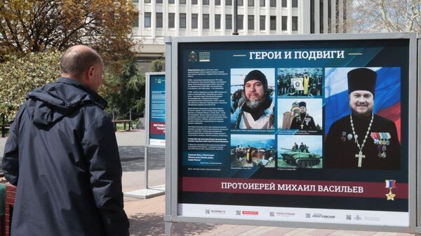 В честь 81-й годовщины начала Крымской наступательной операции в Симферополе открылась выставка Герои и подвиги В честь 81-й годовщины начала Крымской наступательной операции в Симферополе открылась выставка Герои и подвиги