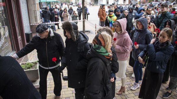 Митинг памяти членов подпольной группы Сокол в симферополе