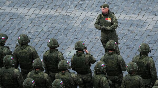 Генеральная репетиция парада к Дню Победы в Великой Отечественной войне