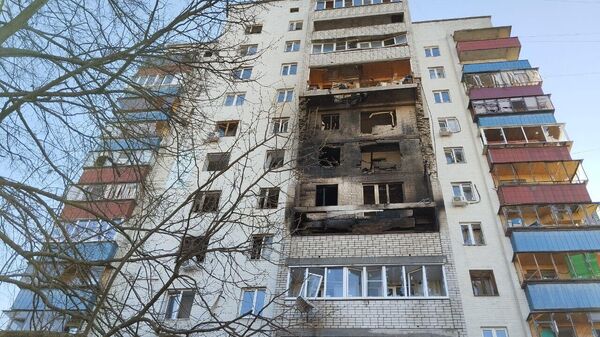 Последствия атаки беспилотников на Курск