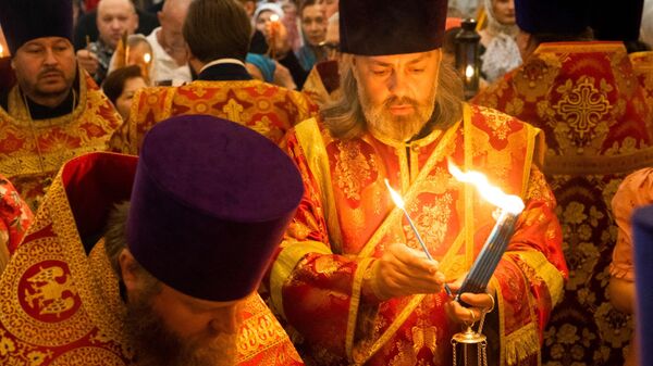 Благодатный огонь в Симферополе Благодатный огонь в Симферополе
