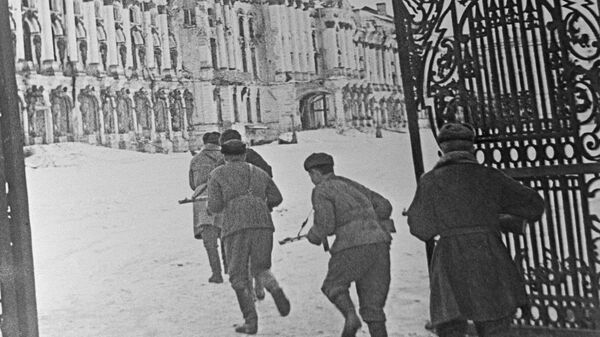 Бой в Царском Селе на территории Екатерининского дворца. Прорыв блокады Ленинграда Бой в Царском Селе на территории Екатерининского дворца. Прорыв блокады Ленинграда