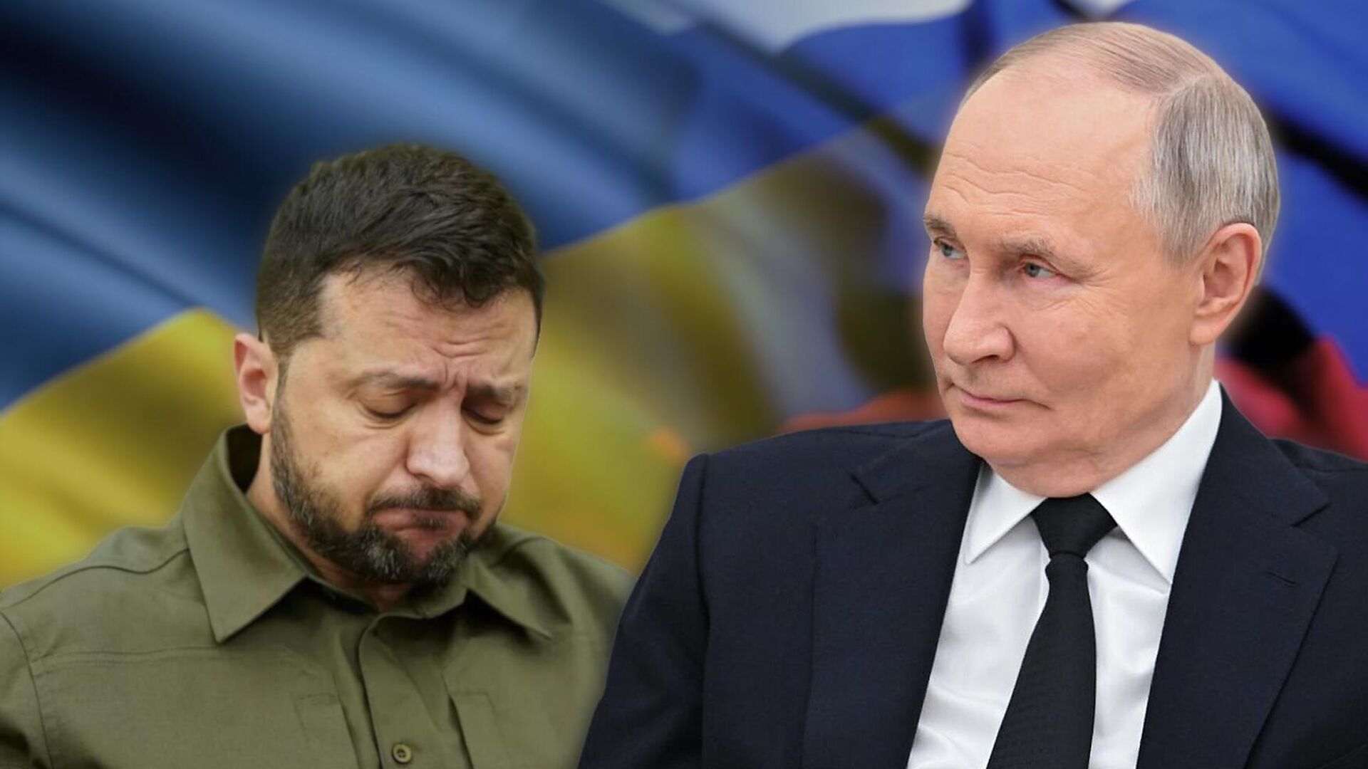 Владимир Зеленский и президент России Владимир Путин Владимир Зеленский и президент России Владимир Путин - РИА Новости, 1920, 25.04.2025