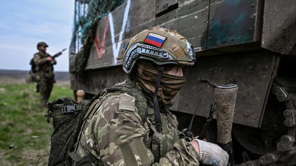 Штурмовики 155-й бригады морской пехоты Тихоокеанского флота РФ в Курской области