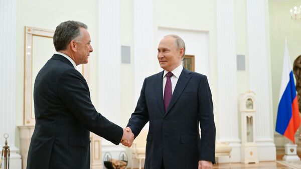 Президент Владимир Путин встретился со спецпосланником президента США Стивеном Уиткоффом