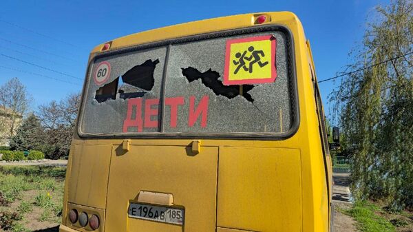 Школьный автобус попал под обстрел в Запорожской области