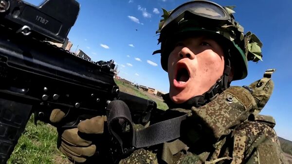Боевая работа военнослужащих России и КНДР в Курской области
