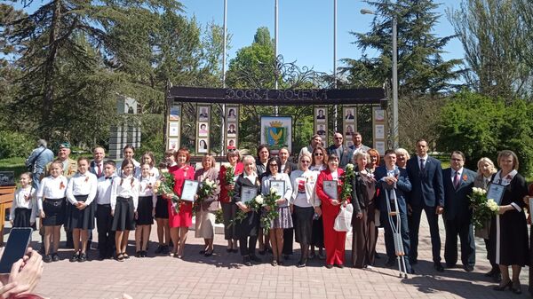 Обновленную Доску почета открыли в Симферопольском районе