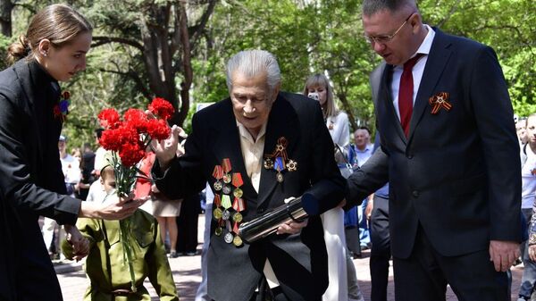 Закладка капсулы времени, в рамках мероприятий, посвященных 80-летию Победы