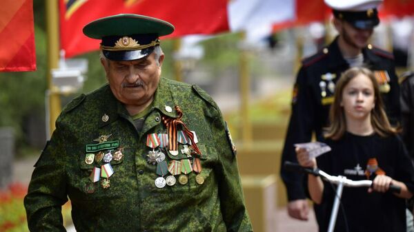 В день 80-летия Великой Победы в Симферополе В день 80-летия Великой Победы в Симферополе