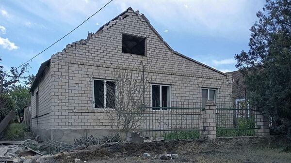 Последствия обстрела ВСУ Херсонской области