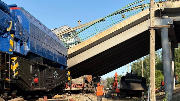 Обрушение моста в Брянской области