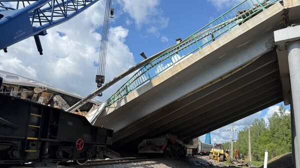 Подрыв моста в Брянской области