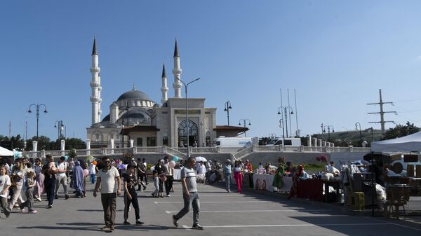 Праздник Курбан-байрам в Соборной мечети Праздник Курбан-байрам в Соборной мечети