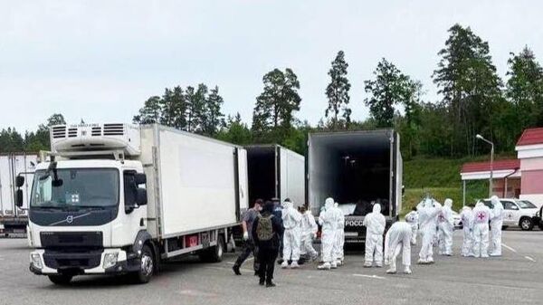 Обмен телами погибших военнослужащих России и Украины