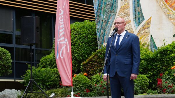 Зампредседателя правительства РФ Дмитрий Чернышенко в Артеке