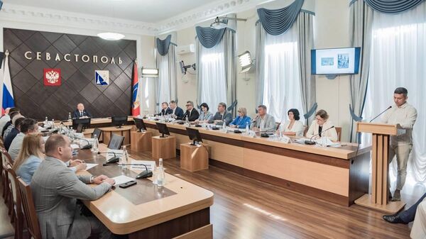 Совещание у губернатора Севастополя Михаила Развожаева