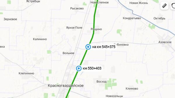 На участках автодороги Р-280 в Крыму вводится реверсивный режим