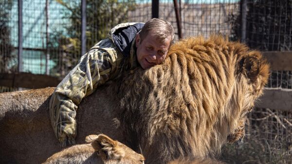 Директор крымского сафари-парка Тайган Олег Зубков