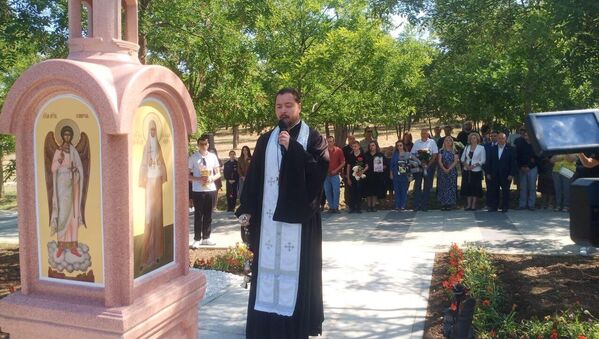 В Учкуевке установили небольшую часовню в память о погибших во время ракетной атаки ВСУ В Учкуевке установили небольшую часовню в память о погибших во время ракетной атаки ВСУ