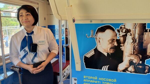 Уникальный вагон-подлодка отправился из Севастополя в Санкт-Петербург