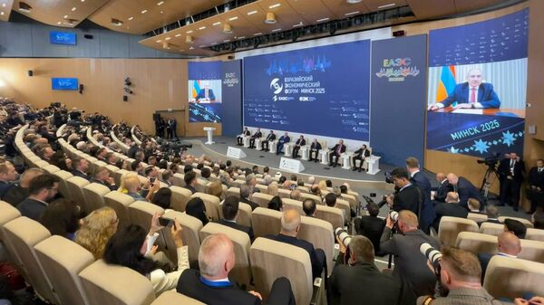 Пленарная сессия Евразийского экономического форума