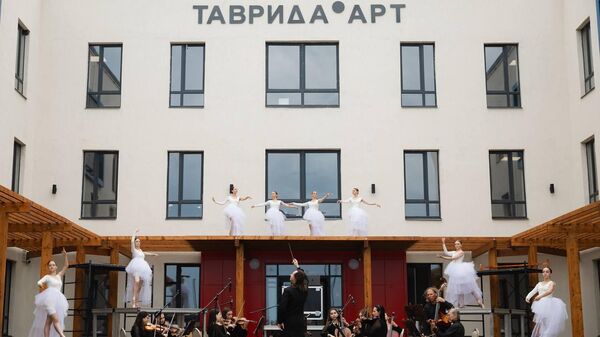 Открытие резиденции Таврида.АРТ Счастливцево в Херсонской области Открытие резиденции Таврида.АРТ Счастливцево в Херсонской области