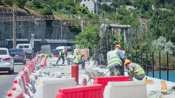 Ремонт моста через реку Черная в Инкермане Ремонт моста через реку Черная в Инкермане