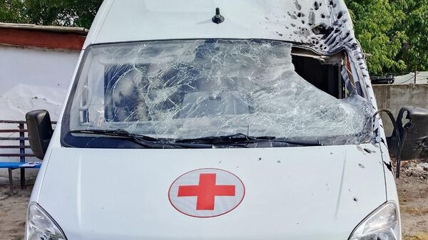 ВСУ ударили по машине скорой помощи