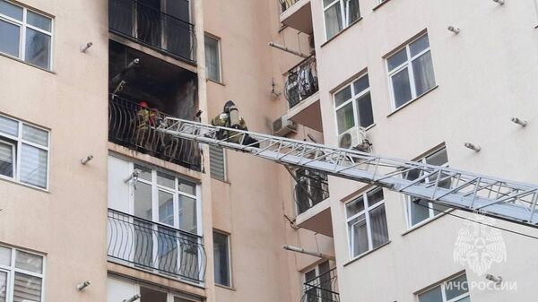 Пожар в Севастополе Пожар в Севастополе
