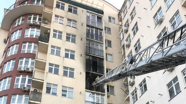 Пожар в Севастополе Пожар в Севастополе