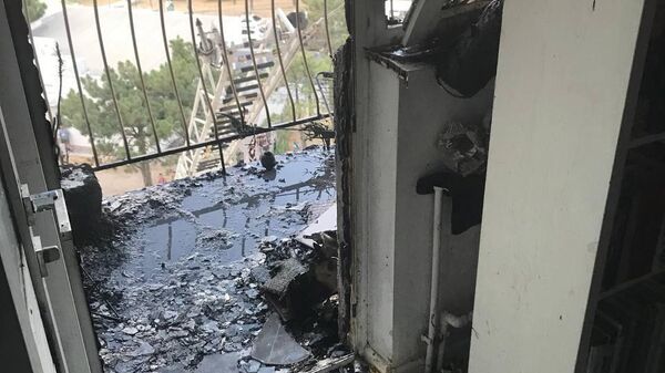 Пожар в Севастополе Пожар в Севастополе