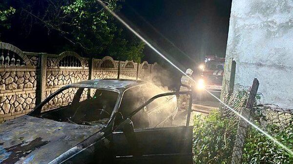 Возгорание автомобиля в Бахчисарайском районе