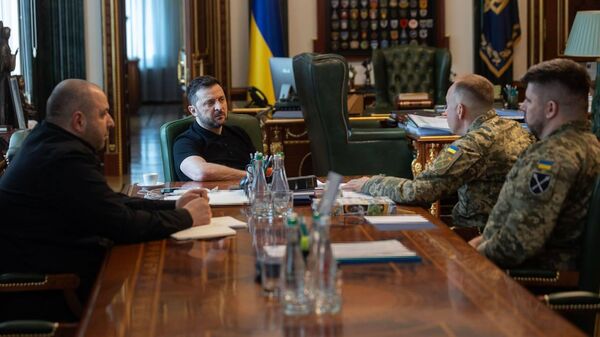 Совещание у главы киевского режима Владимира Зеленского