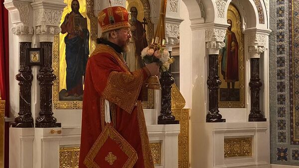 Прибытие ковчега с мощами святителя Тихона, Патриарха Московского в Севастополь Прибытие ковчега с мощами святителя Тихона, Патриарха Московского в Севастополь