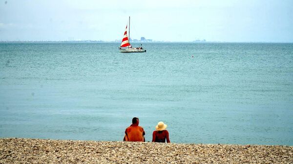 Пляж в Евпатории