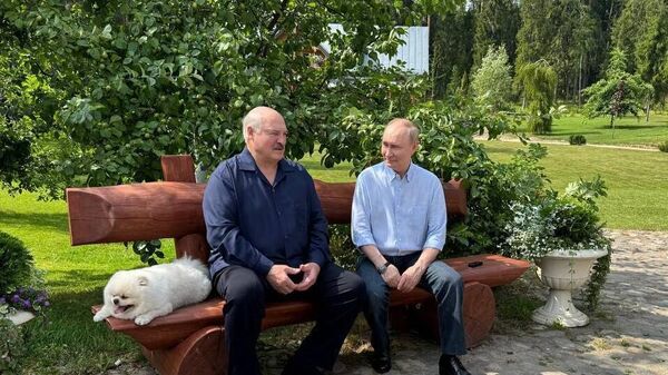 Александр Лукашенко и Владимир Путин