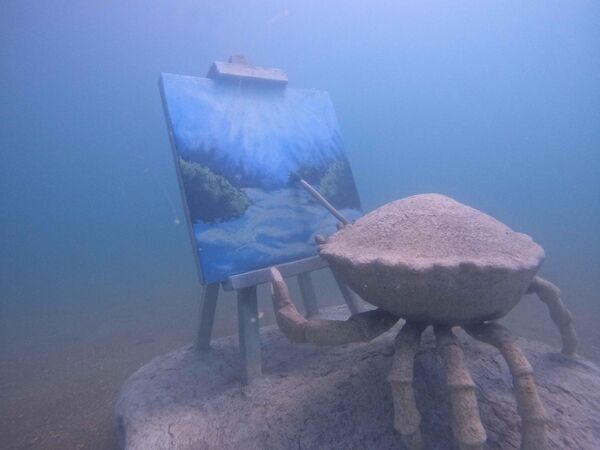 На Таврида.АРТ заработала первая в России подводная почта