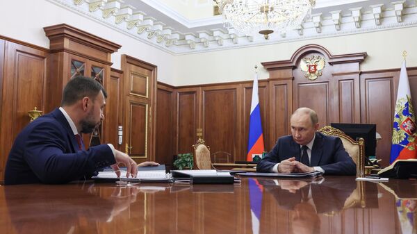 Президент Владимир Путин встретился с главой ДНР Денисом Пушилиным