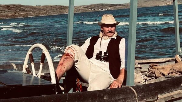 В Крыму прошли съемки нового фильма о русском силаче Василии Бабушкине