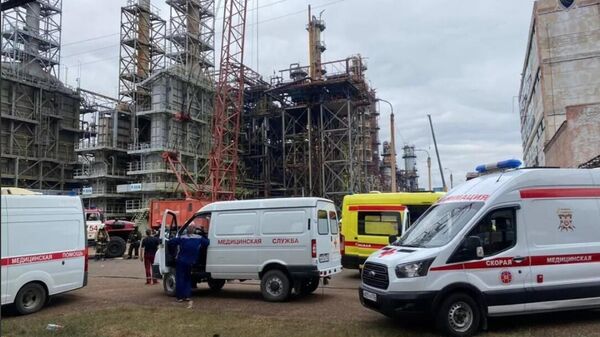 Взрыв на заводе в Башкирии