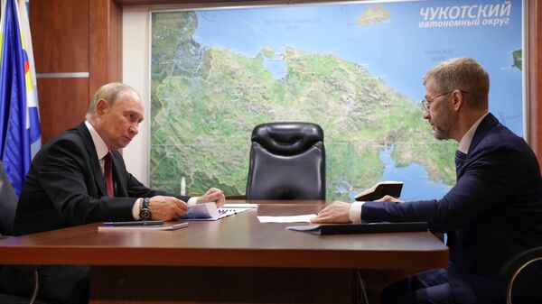 Президент Владимир Путин встретился с главой Чукотского автономного округа В. Кузнецовым