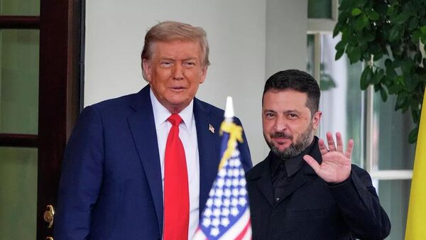 Встреча Дональда Трампа и Владимира Зеленского