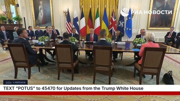 Встреча Дональда Трампа с Владимиром Зеленским и европейскими лидерами